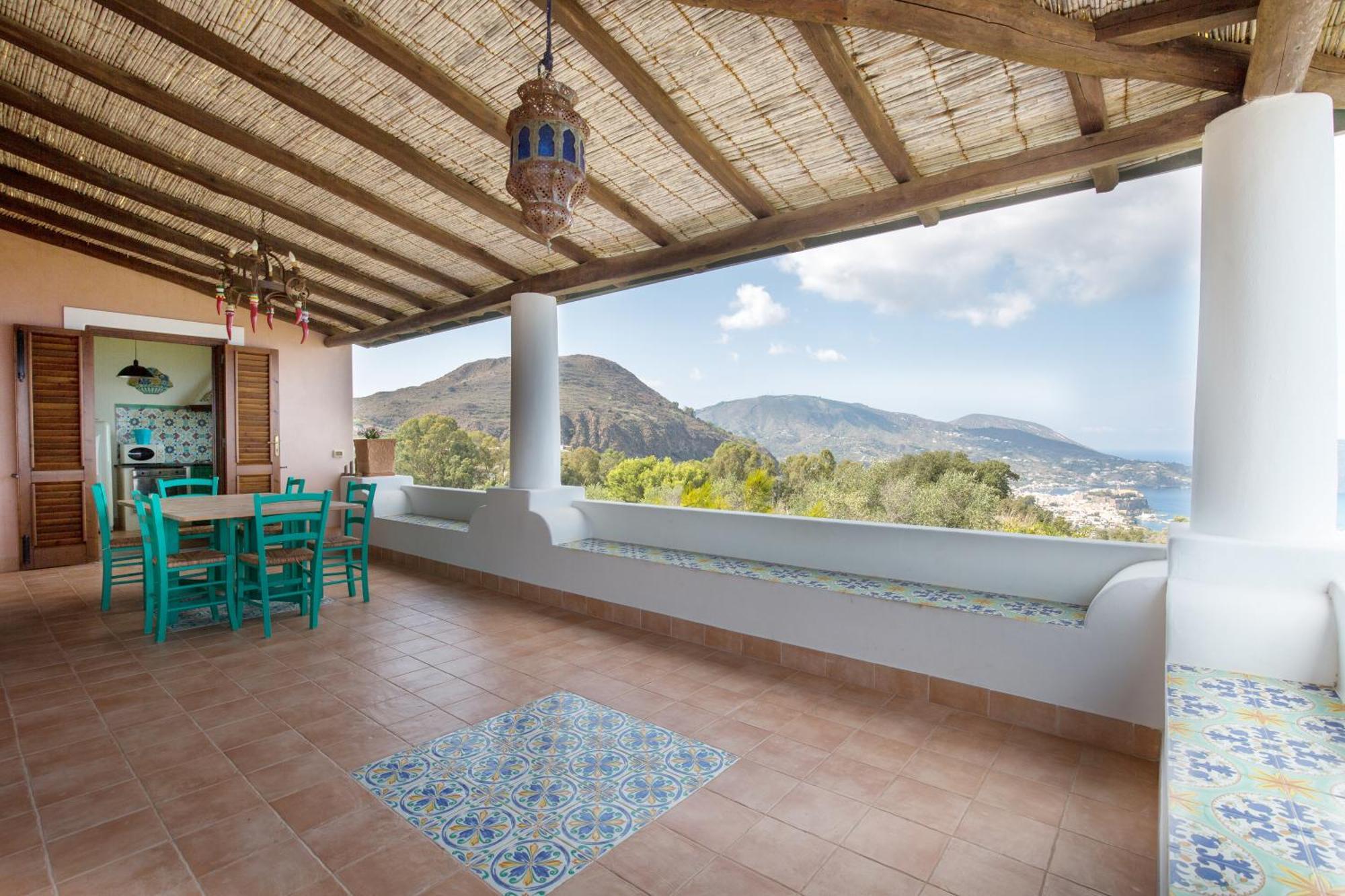 Sealight Villa Lipari - Vista E Piscina Ngoại thất bức ảnh