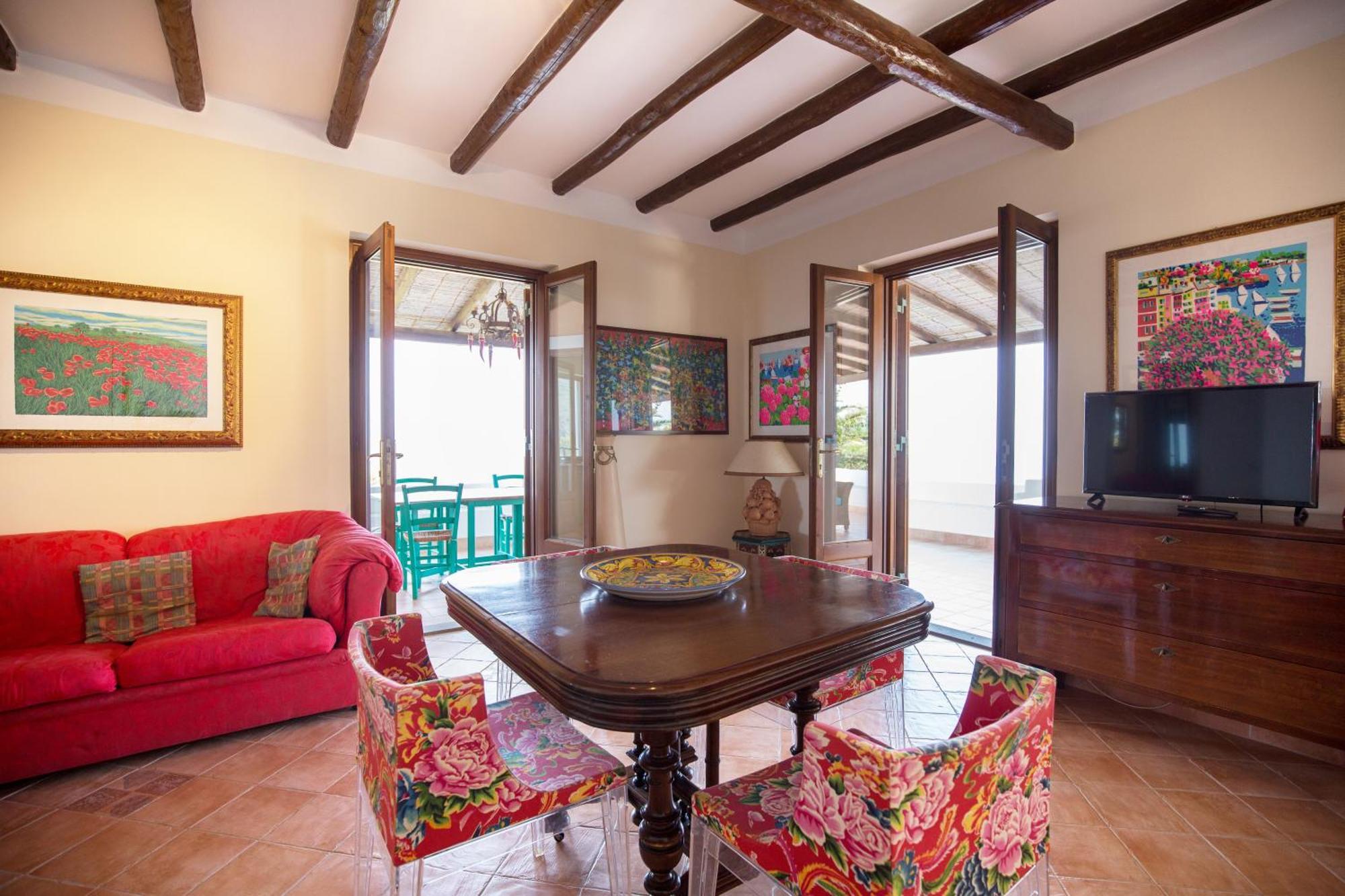 Sealight Villa Lipari - Vista E Piscina Ngoại thất bức ảnh