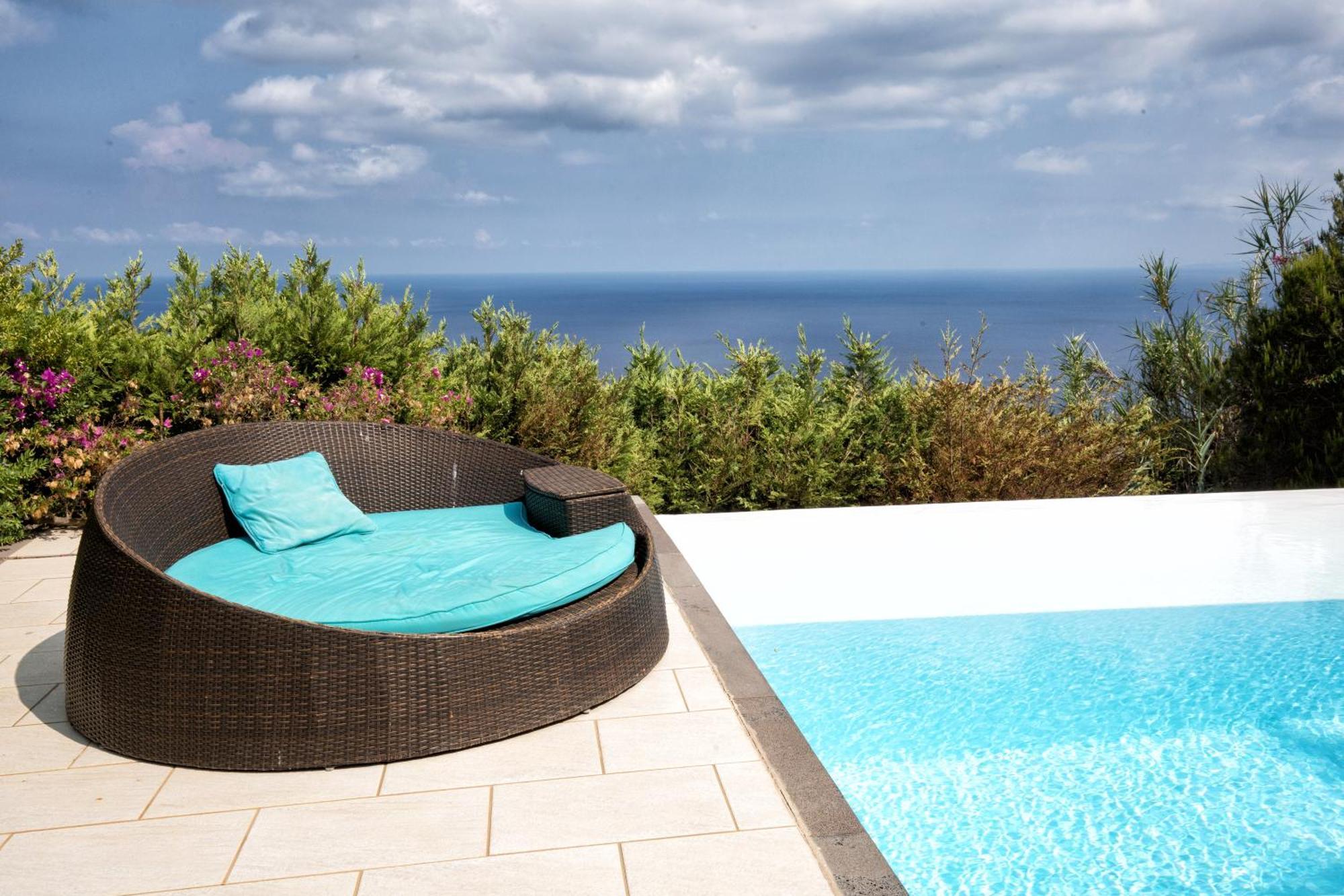 Sealight Villa Lipari - Vista E Piscina Ngoại thất bức ảnh