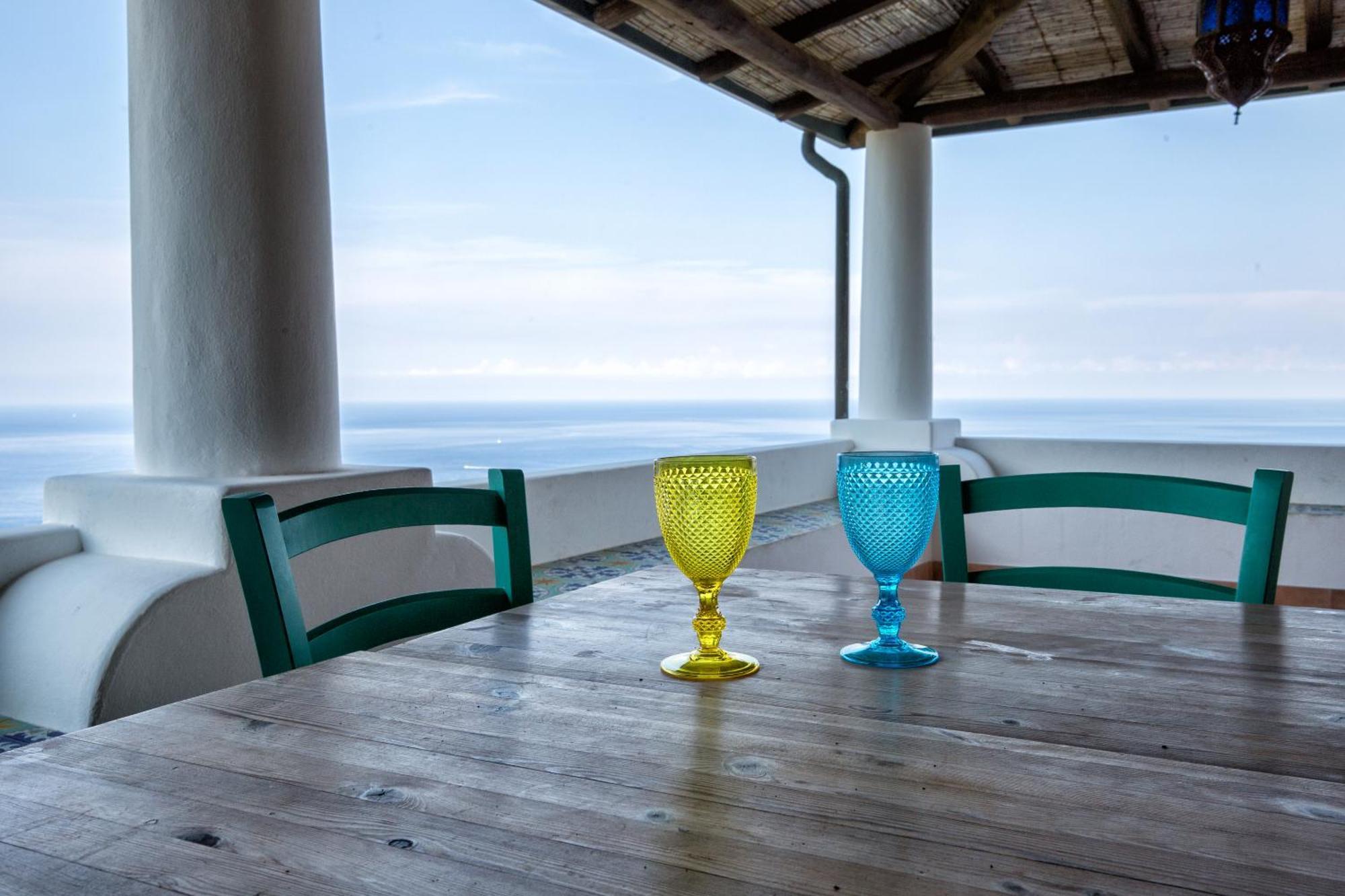 Sealight Villa Lipari - Vista E Piscina Ngoại thất bức ảnh