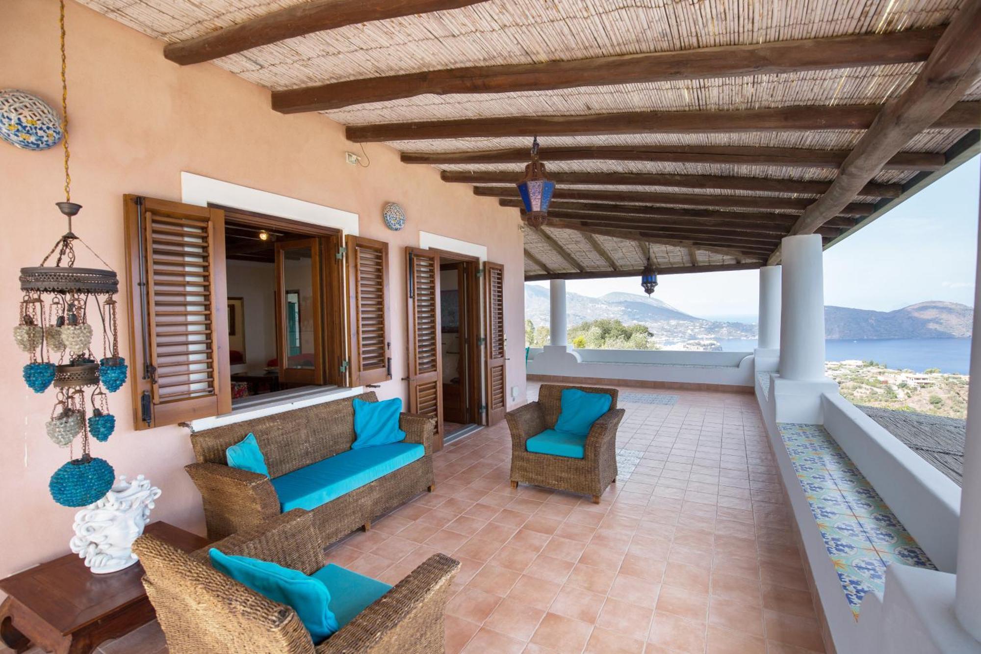 Sealight Villa Lipari - Vista E Piscina Ngoại thất bức ảnh