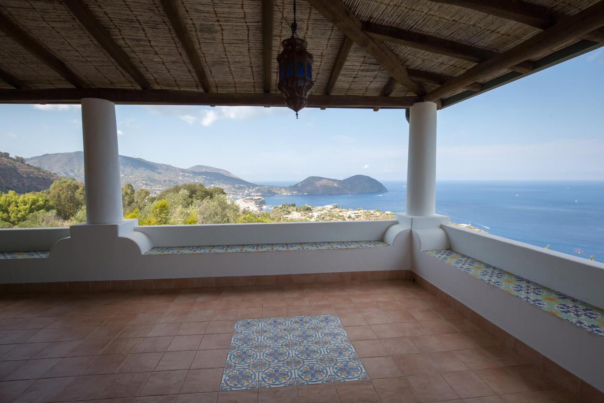 Sealight Villa Lipari - Vista E Piscina Ngoại thất bức ảnh